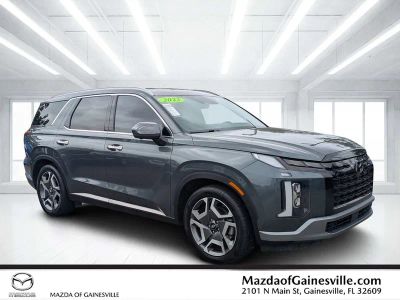 2023 Hyundai Palisade Limited in Gray — front three-quarter view