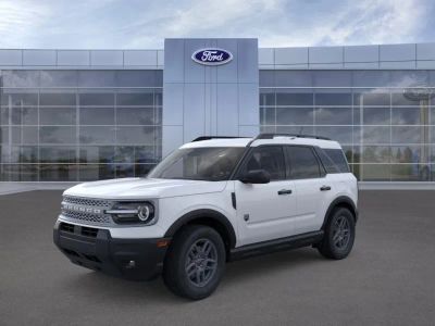 2026 Ford Bronco Sport in YZ White — front three-quarter view