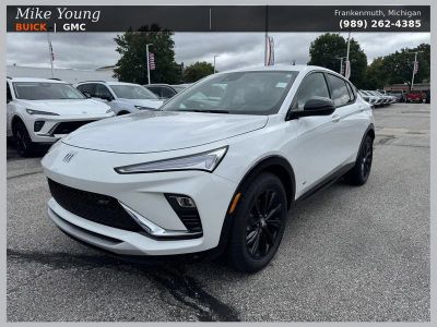 2026 Buick Envista Sport Touring in Summit White — front three-quarter view