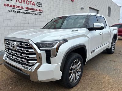 2026 Toyota Tundra i-FORCE MAX 1794 Edition in Wind Chill Pearl — front three-quarter view