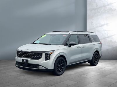 2026 Kia Carnival Hybrid — front three-quarter view