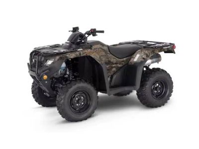2025 Honda® FourTrax Rancher 4x4 Automatic DCT IRS EPS TrueTimber Atera Camo — front three-quarter view