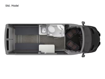 2025 Airstream Interstate 19X — rear three-quarter view
