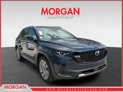 2026 Mazda CX-50 2.5 S Premium in Blue — front three-quarter view