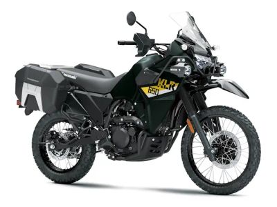 2026 Kawasaki KLR®650 Adventure ABS — front three-quarter view