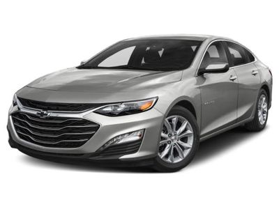 2022 Chevrolet Malibu LT in Mineral Gray Metallic — front three-quarter view