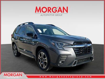 2026 Subaru Ascent Touring in Magnetite Gray Metallic — front three-quarter view