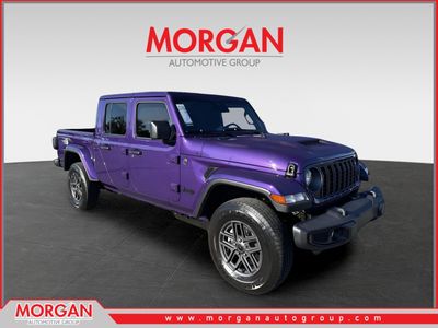 2026 Jeep Gladiator Sport S in Purple — front three-quarter view