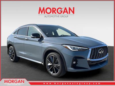 2025 INFINITI QX55 SENSORY in Slate Gray — front three-quarter view