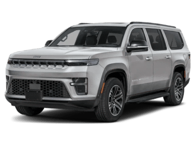 2026 Jeep Grand Wagoneer L Limited Reserve in Silver Zynith — front three-quarter view