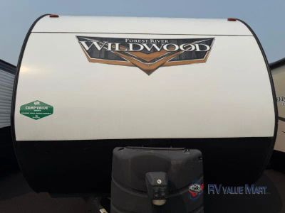 2020 Forest River RV Wildwood — rear three-quarter view