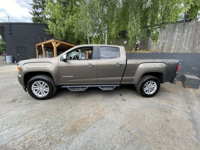 2016 GMC Canyon — rear three-quarter view