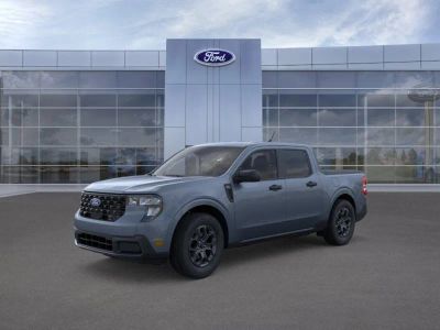 2026 Ford Maverick in Azure Gray Metallic TC — front three-quarter view