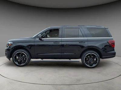 2024 Ford Expedition Limited in Agate Black Metallic — front three-quarter view