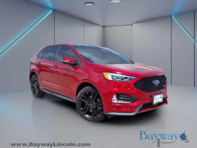 2020 Ford Edge ST in Red Metallic — front three-quarter view