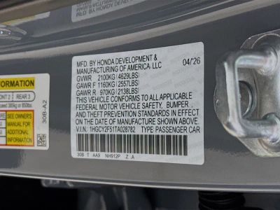 2026 Honda Accord Hybrid — photo 34 view