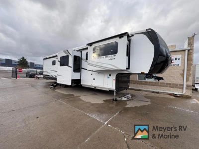 2026 Jayco North Point 382FLRB — front three-quarter view