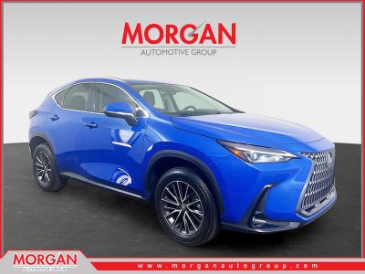 2025 Lexus NX 250 Premium in Blue — front three-quarter view