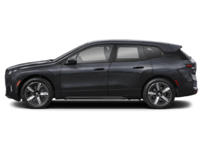 2026 BMW iX — rear three-quarter view