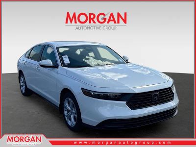 2026 Honda Accord Sedan LX in Platinum White Pearl — front three-quarter view