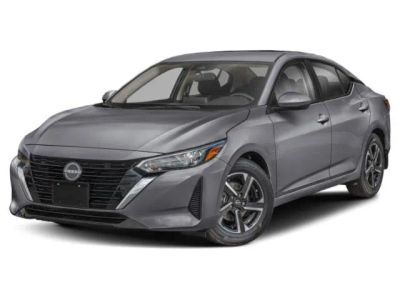 2025 Nissan Sentra SV in Gun Metallic — front three-quarter view