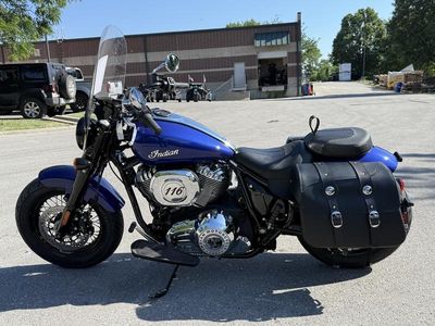 2025 Indian Motorcycle Super Chief Limited Spirit Blue Metallic - Photo 8