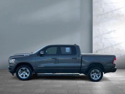 2021 Ram 1500 — rear three-quarter view
