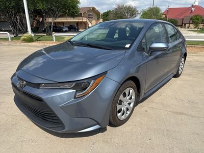 2024 Toyota Corolla LE in Gray — front three-quarter view