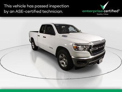 2023 Ram 1500 Big Horn 4x2 Quad Cab 6'4" Box — front three-quarter view