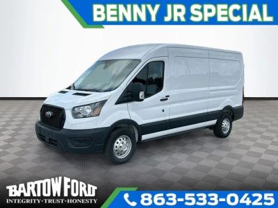 2025 Ford Transit-150 Base in Oxford White — front three-quarter view