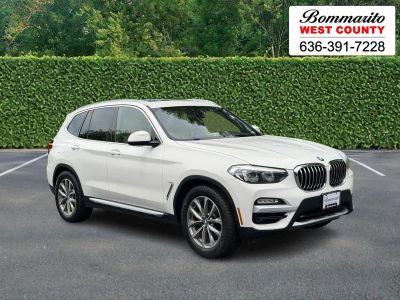 2019 BMW X3 xDrive30i Sports Activity Vehicle in Alpine White — front three-quarter view
