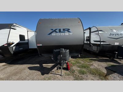 2023 Forest River RV XLR Boost — rear three-quarter view