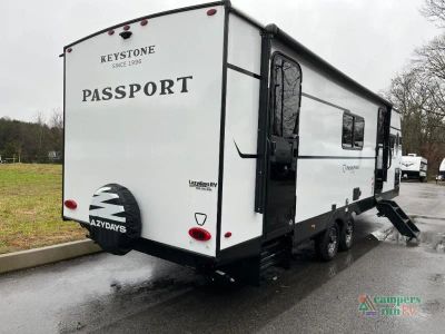 2026 Keystone RV Passport Classic — rear three-quarter view
