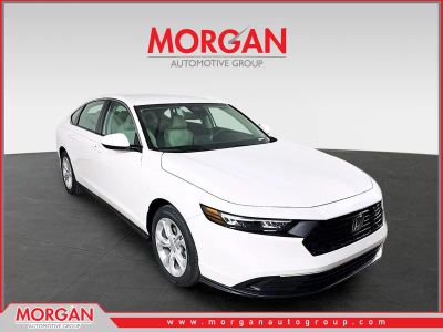 2026 Honda Accord Sedan LX in Platinum White Pearl — front three-quarter view
