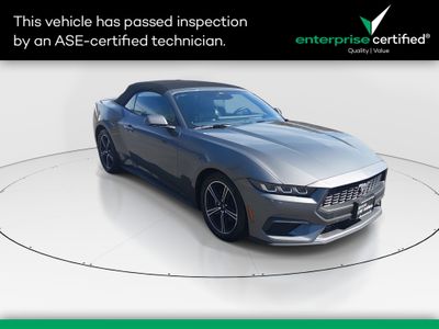 2025 Ford Mustang EcoBoost Premium Convertible — front three-quarter view