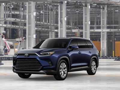 2026 Toyota Grand Highlander Limited in Blueprint — front three-quarter view