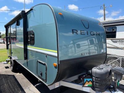 2026 Keystone RV Reign 19RK — front three-quarter view