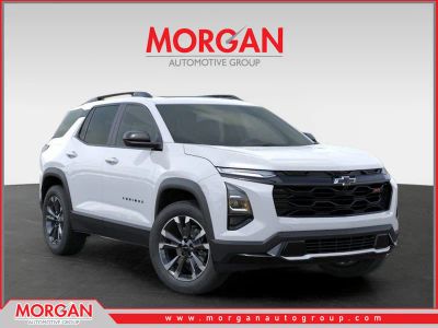 2026 Chevrolet Equinox FWD RS in Polar White Tricoat — front three-quarter view