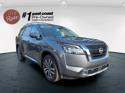 2022 Nissan Pathfinder — rear three-quarter view