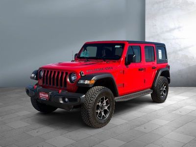 2018 Jeep Wrangler Unlimited — front three-quarter view