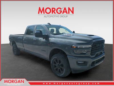 2026 Ram 3500 Laramie in Gray — front three-quarter view