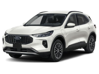 2026 Ford Escape Plug-In Hybrid Base in White — front three-quarter view