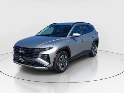 2025 Hyundai Tucson — rear three-quarter view