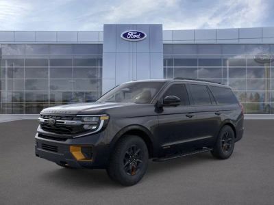 2026 Ford Expedition in Agate Black — front three-quarter view