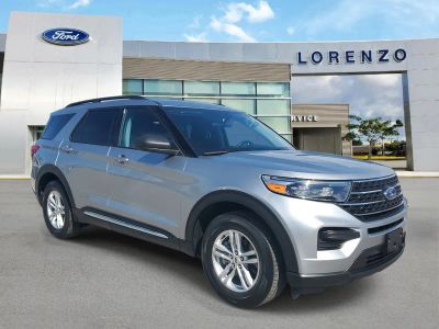 2023 Ford Explorer — rear three-quarter view