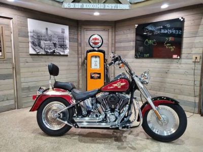 2005 Harley-Davidson® FLSTF - Fat Boy® — front three-quarter view