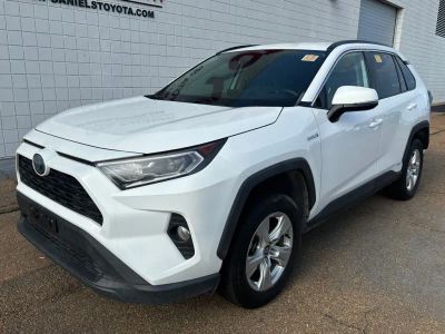 2020 Toyota RAV4 Hybrid XLE — front three-quarter view