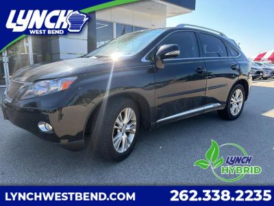 2012 Lexus RX 450h BASE in Black — front three-quarter view