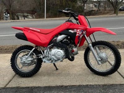 2026 Honda® CRF110F — front three-quarter view