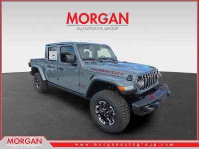 2026 Jeep Gladiator Rubicon in Gray — front three-quarter view